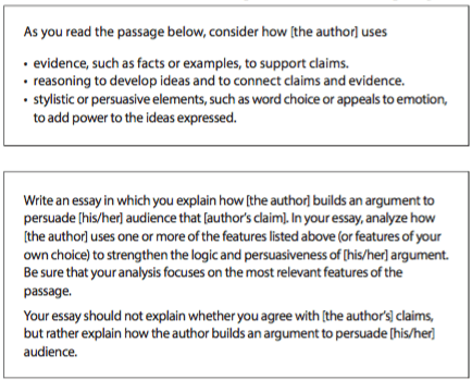 essay topics for sat