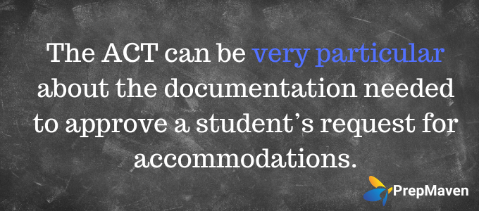 act accommodations